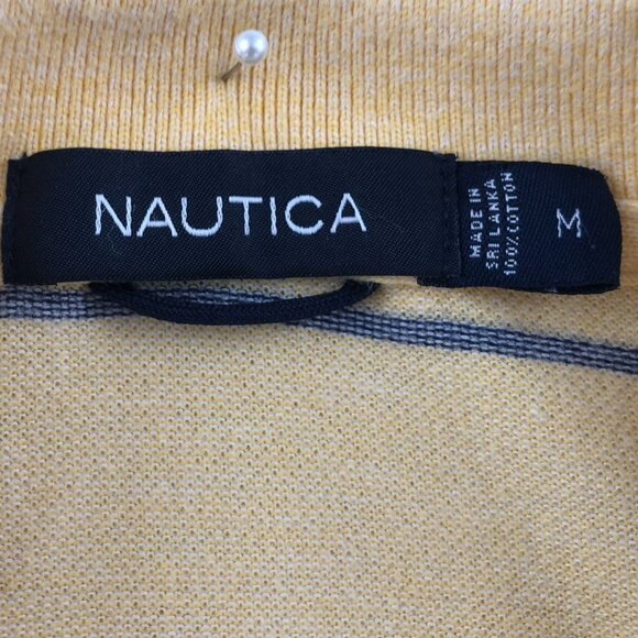 2 Nautica Mens Polo Shirt Medium Lot Of Two Short Sleeve Striped Classic Casual - Picture 8 of 16